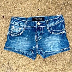 GIRLS JEAN SHORTS